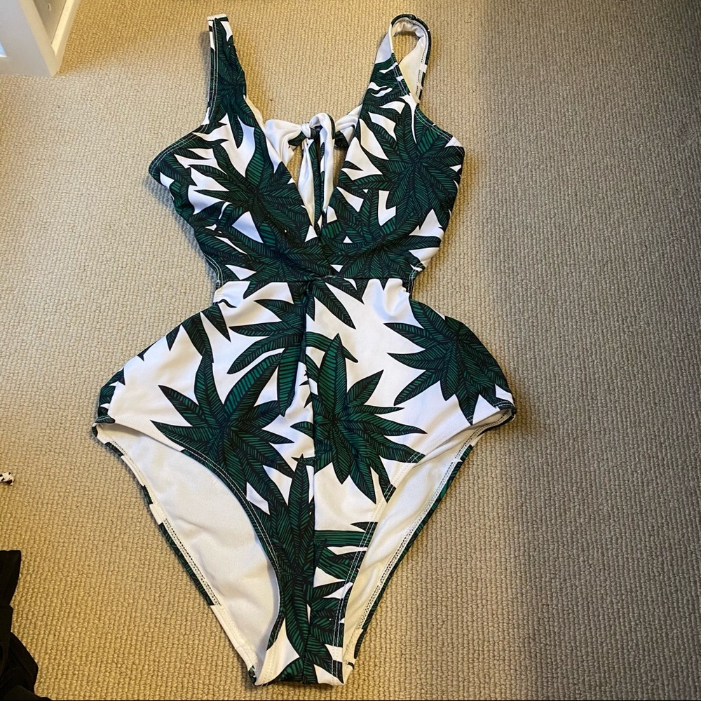 Patterned One-Piece Suit